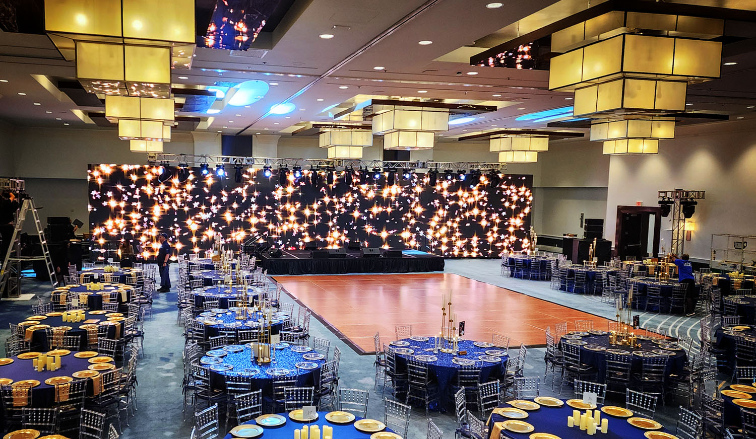 Royal Dames LED Wall, Audio & Lighting Setup in Miami - Event Production Services