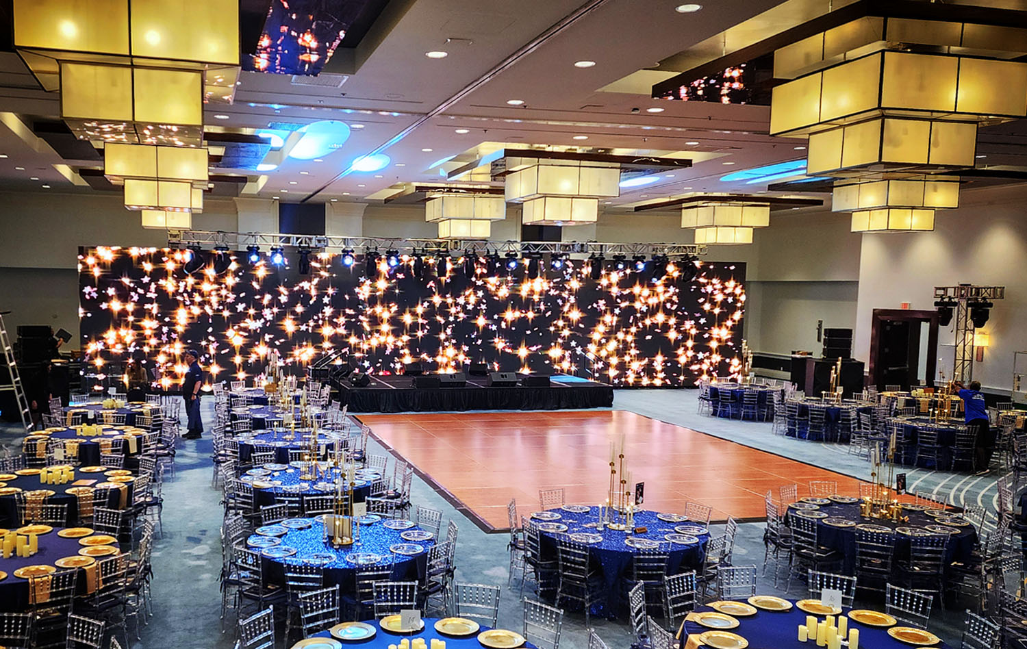 Royal Dames LED Wall, Audio & Lighting Setup in Miami - Event Production Services