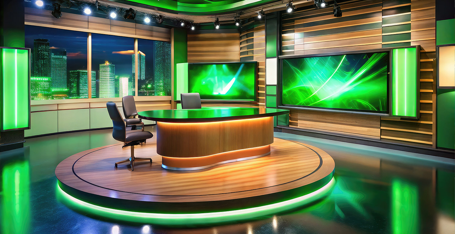 Broadcast News Virtual Set - Studio Rental Miami Broadcast News Virtual Set - Studio Rental Miami