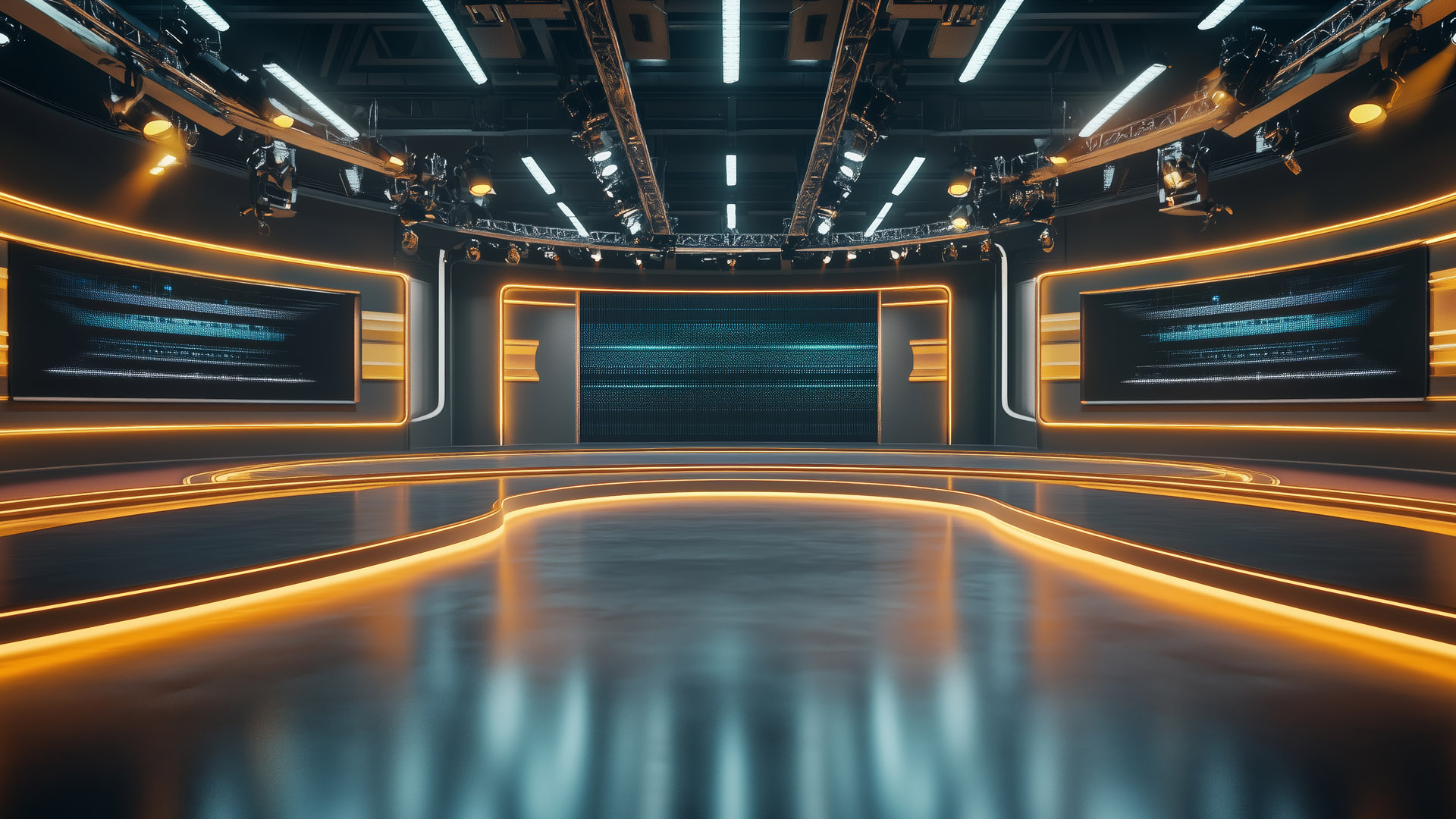 Host Wrap Virtual Set - Studio Rental Miami