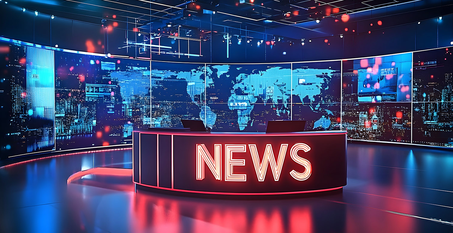 News Desk Virtual Set - Studio Rental Miami News Desk Virtual Set - Studio Rental Miami