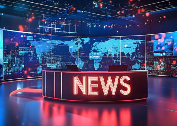 News Desk Virtual Set - Studio Rental Miami