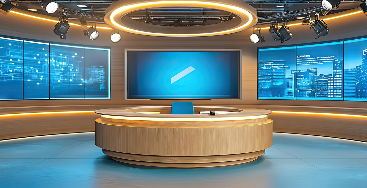News Desk Virtual Set - Studio Rental Miami News Desk Virtual Set - Studio Rental Miami